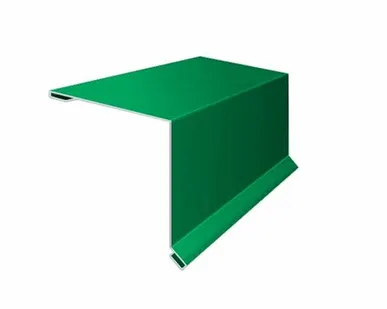 фото Ветровая планка 110х110мм 2,5 м зеленая мята