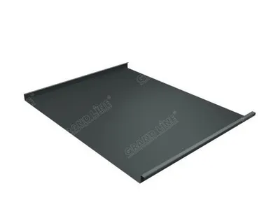 фото Фальц двойной стоячий 0,45 PE с пленкой RAL 7005, м2 Grand Line