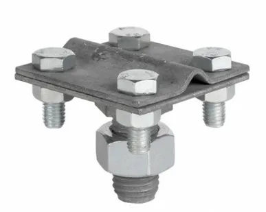 фото Зажим прута на штыре (пластина 56х56мм) HZ PROxima