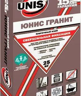 фото Клей для плиток ЮНИС-Плюс