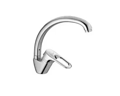 фото Смеситель для кухни 40мм, боковая ручка, латунь, 2 шпильки, FRAP