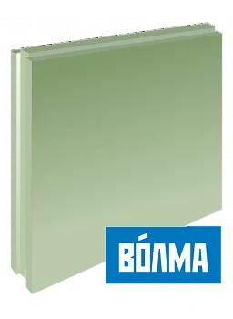 Фото №0 1.5 ПГП для стен и перегородок 667*500*80мм полнотелая влагостойкая ТМ "Волма" ЗИМА (уп.30шт.) 30 кг