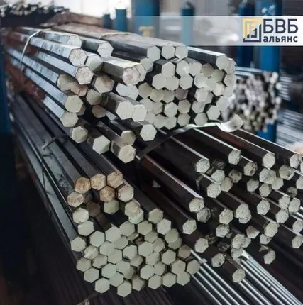 Фото №0 Шестигранник стальной г/к 52 мм 09Г2С