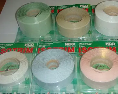 фото Лента-бордюр для ванны 20х20 мм *3,35м (бежевая)