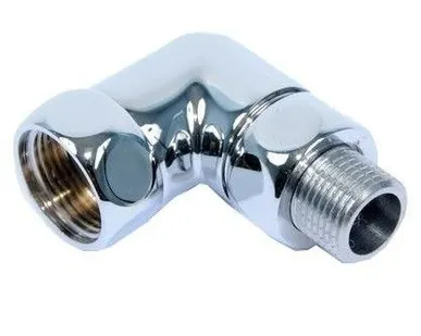 фото Уголок с американкой для полотенцесушителя 3/4" х 1/2"