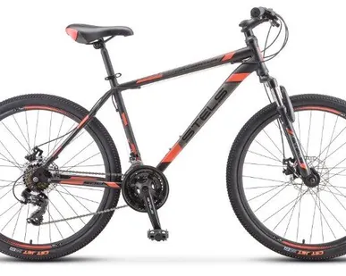 фото Горный (MTB) велосипед STELS Navigator 500 MD 26 F010 черный/красный 16" рама