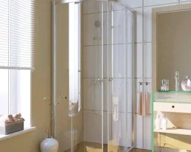 фото Душевое ограждение четверть круга GUWER GK-664R хром 90х90х200см