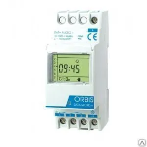 фото Реле времени цифровое orbis data micro+ 1 канал ob172012n