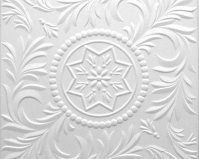 фото Плитка потолочная белая Kindecor