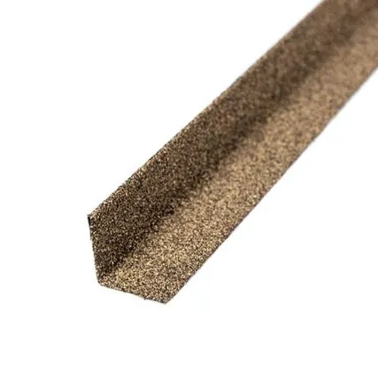 Фото №3 Фасадная плитка Hauberk уголок металлический внутренний песчаный 50*50*1250мм