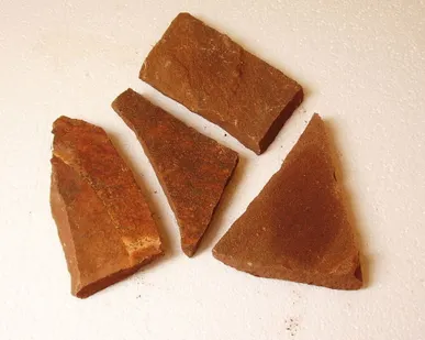 фото Песчаник красный натyральный камень для облицовки и мощения толщина 15мм