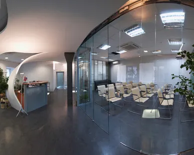 фото Стеклянные перегородки