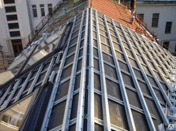 фото Реконструкция кровли с использованием ЛСТК