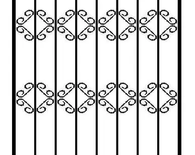 фото Решетка на окно Rp8