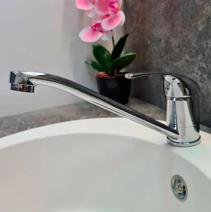 Фото №0 Смеситель для кухни INGROSSO Barbara гусак 24см картридж 40мм, гайка