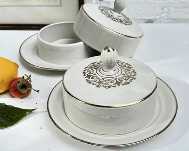 фото Масленка Elfenbein Porzellan 17 см Бавария