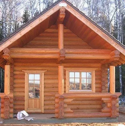 Фото №0 Дома из бревна оцилиндрованного
