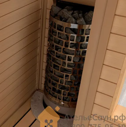 Фото №3 Печь для сауны Sawo Aries ARI3-60NS-WL-P  (пристенная, без пульта)