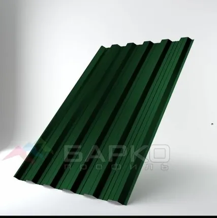 Фото №0 Профлист НС-35 - 1060 мм (1000 мм) 00007055/5 RAL 6002 Полиэстер 0.5