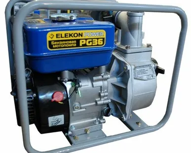 фото МОТОПОМПА ELEKON POWER PG60. ДЛЯ ЧИСТОЙ И СЛАБОЗАГРЯЗНЕННОЙ ВОДЫ