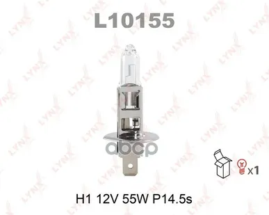 фото Лампа H1 12V 55W P14.5s LYNXauto арт. L10155