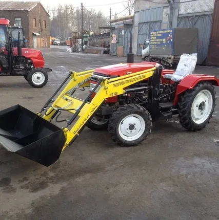 Фото №0 Минитрактор Калибр XT-244 с фронтальным погрузчиком ФГП-03Т