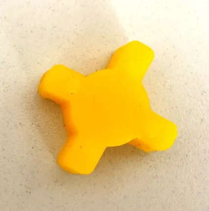 Фото №0 Звездочка полиуретановая 4-лучевая Ø35 с отверстием