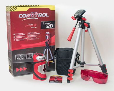 фото Комплект 2D SET (нивелир,очки,штатив,чехол) (5) LASER КОНДТРОЛ