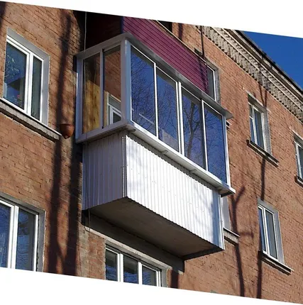 Фото №0 Остекление балконов