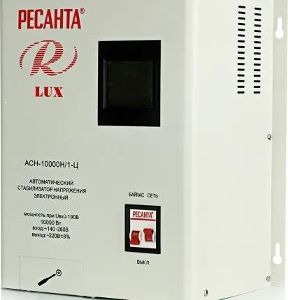 Фото №0 Стабилизатор АСН-10 000 Н/1-Ц Ресанта Lux