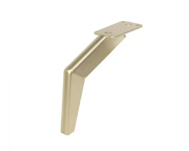 фото Опора меб. мет. BONDA h150 брашированное золото AKS