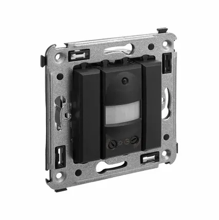 Фото №1 Датчик движения СП Avanti "Черный матовый" DKC 4412143