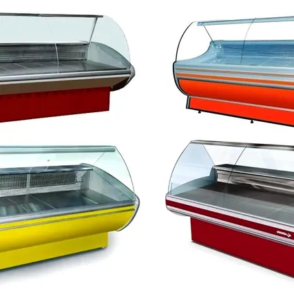 Фото №1 Витрины для Мяса Холодильные. Продажа,Доставка,Установка.