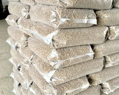 фото Высший сорт пеллет, светлые