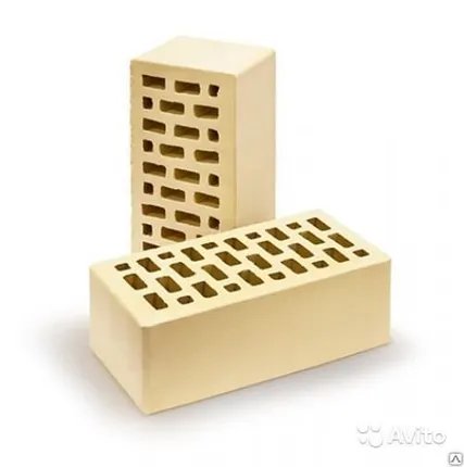 Фото №0 Кирпич лицевой Слоновая кость