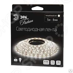 фото Лента светодиодная Эра LS3528-120LED-IP20-5m
