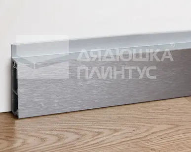 фото Progress Profiles Декоративная часть скрытого плинтуса Progress Браш. PKFLBS 60