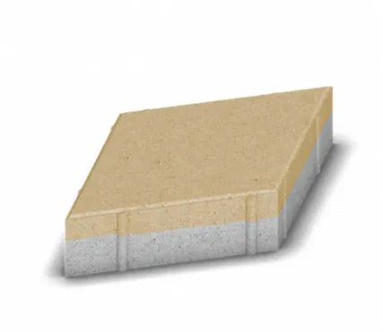 Фото №0 Блок Ромб (желтый №420) 300х300х100 мм