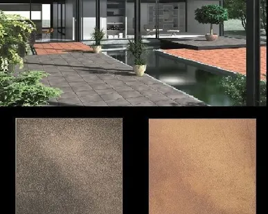 фото Клинкерные ступени и плитка "Valle".