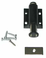 Фото №0 Защелка магнитная одинарная с толкателем мод.07-101, черная