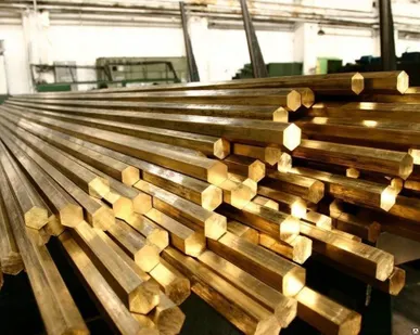 фото Шестигранник латунный ЛС59-1 №16 ДШГПП