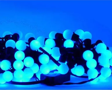 фото Гирлянда "Шарики" ILDBL050-B-E 2.4см 50  LED.7.5м син. SHLights 4690601041227