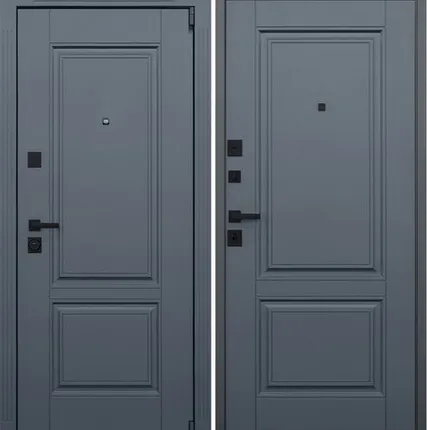 Фото №0 Входная дверь Гермес НЕО графит-графит АСД