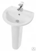 фото Умывальник Sanita АТТИКА-48 белый с/о, с хром обр.