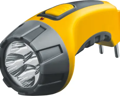 фото Фонарь аккумуляторный 94 951 NPT-CP03-ACCU 4LED аккум. 4В 500мА.ч прямое ЗУ пластик. NAVIGATOR 94951