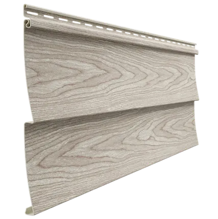 Фото №0 Сайдинг Docke Ёлочка D5C Орех Деке LUX под дерево