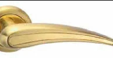 фото Ручка дверная "Сабрина", бронза ант/лат.мат.