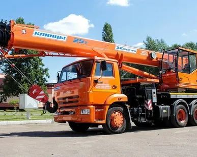 фото Автокран Клинцы КС-55713-1К-4В на шасси КАМАЗ-65115
в