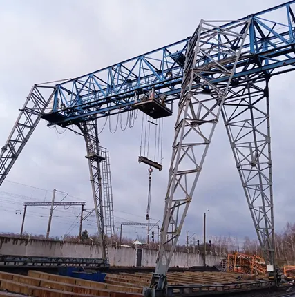 Фото №0 Кран козловой ККС-10 / Крановый путь