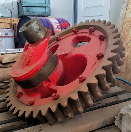 Фото №0 Оригинальные запчасти - ЗИП насосов 9Т 9ТМ НПЦ ЦН26-32 НЦ-320 Вал эксцентриковый с венцом 9Т.01.700 АФНИ.303812.002 АФНИ ОФСП